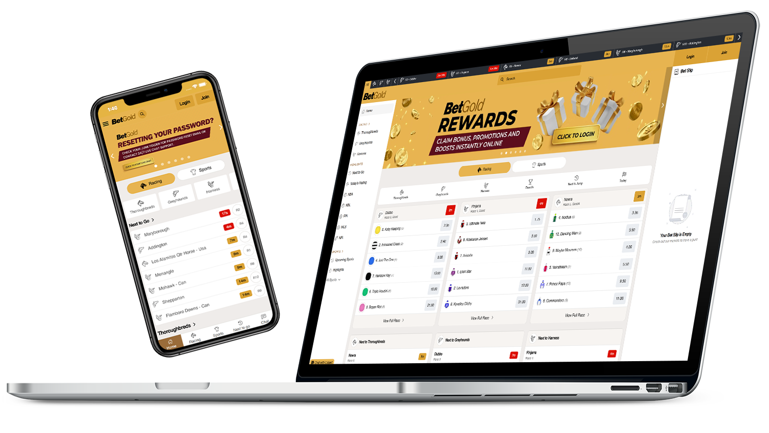 BetGold Portfolio Scroller Image