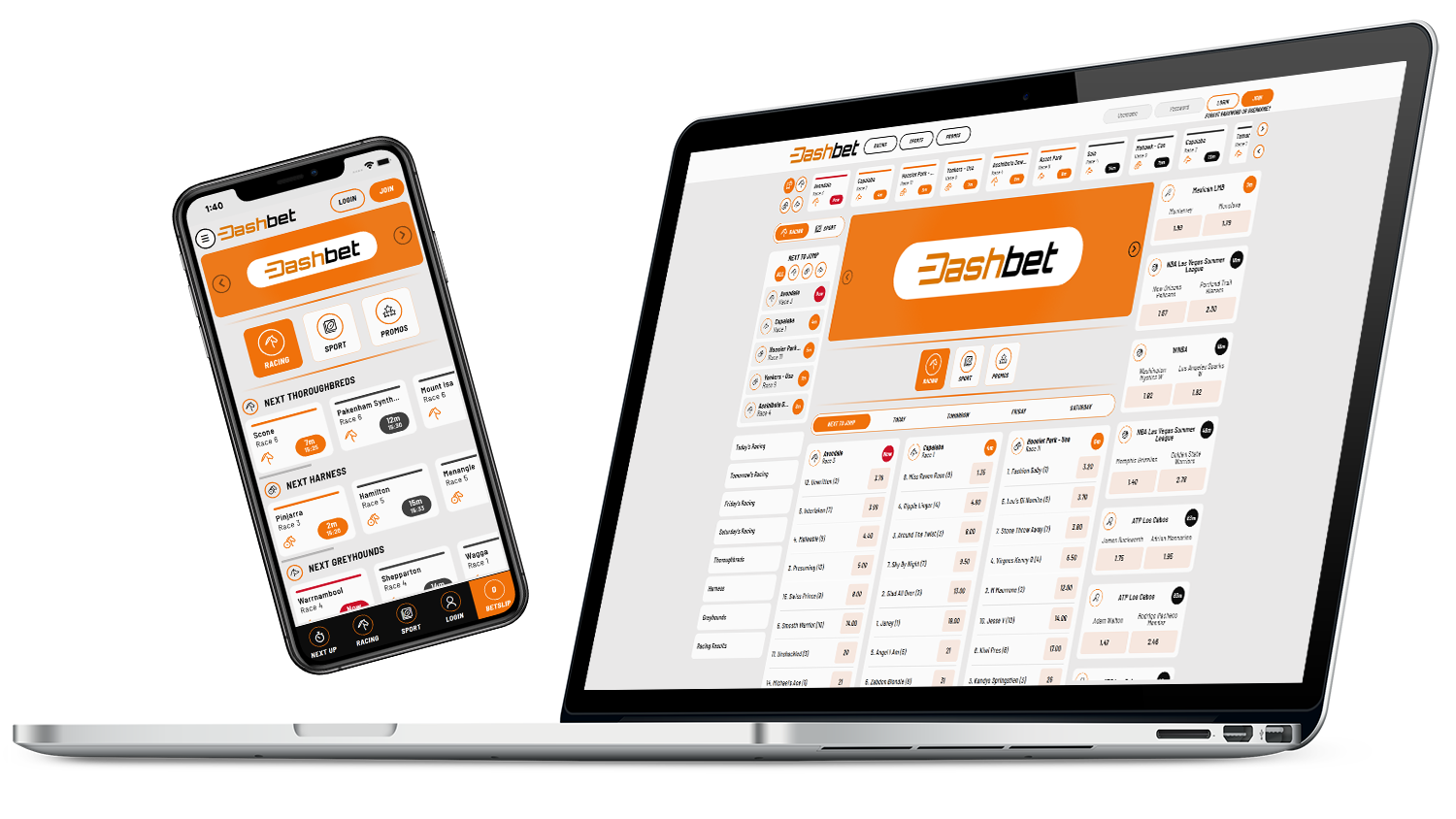 DashBet Portfolio Scroller Image