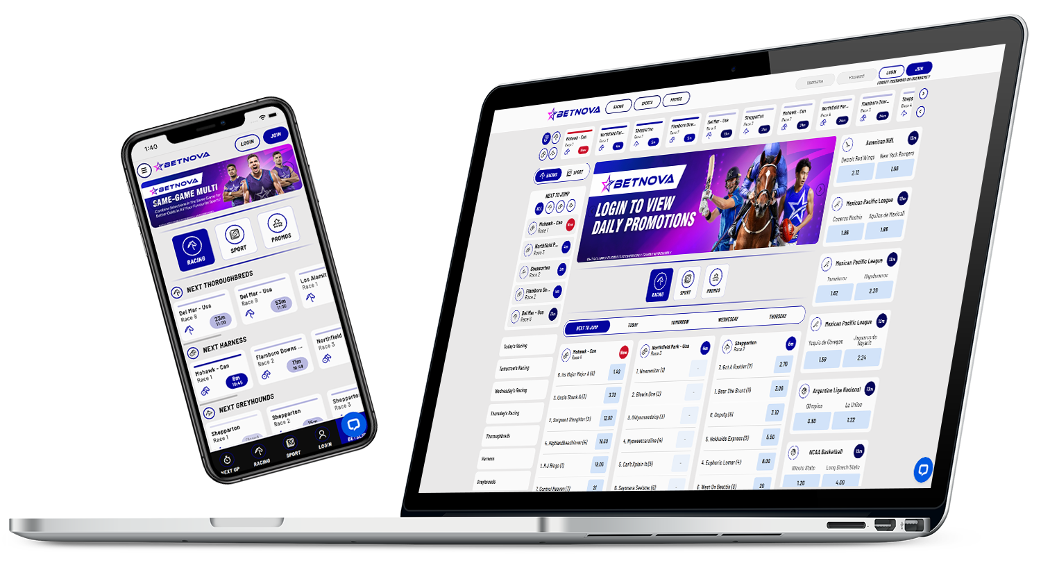 BetNova Portfolio Scroller Image